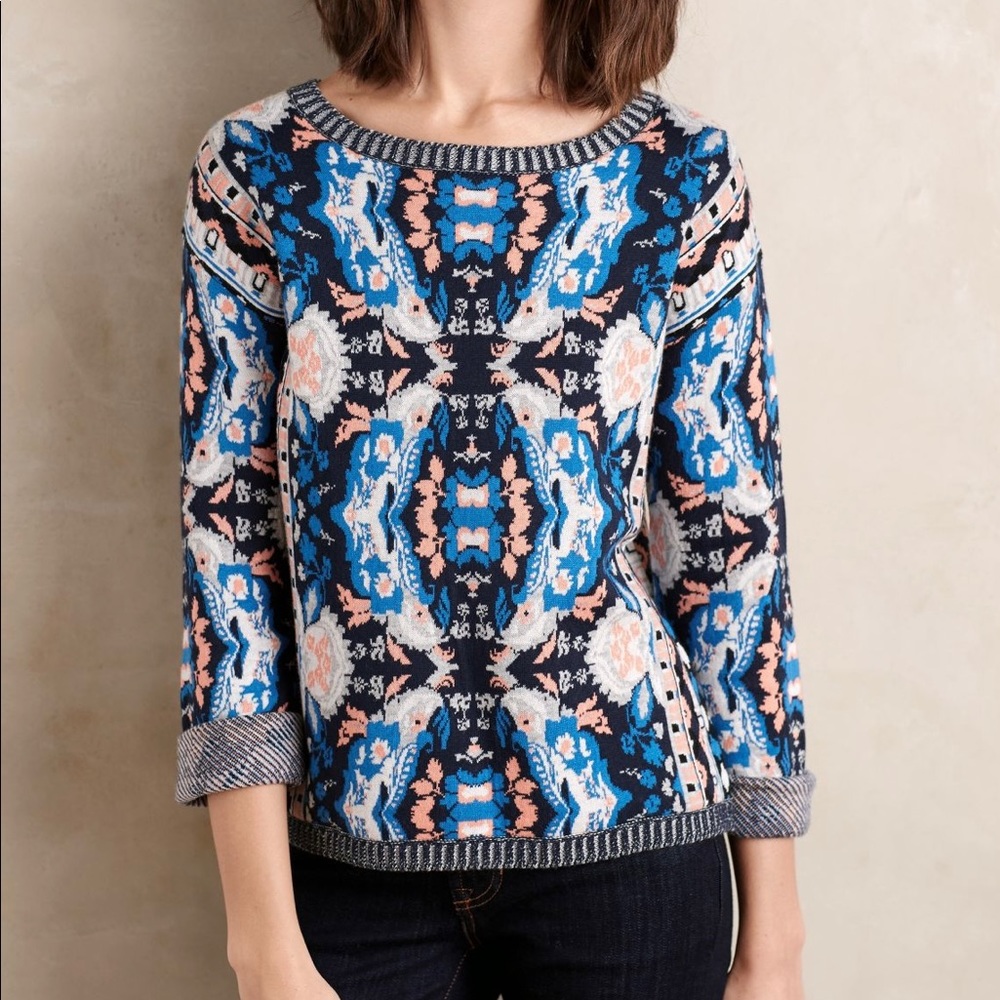 Anthropologie Cabine pullover sweater- size med